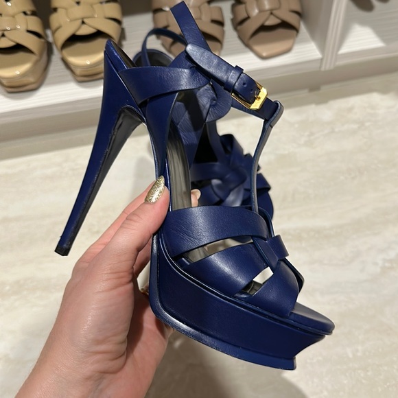 Yves Saint Laurent YSL TRIBUTE PLATFORM SANDALS - Picture 2 of 10